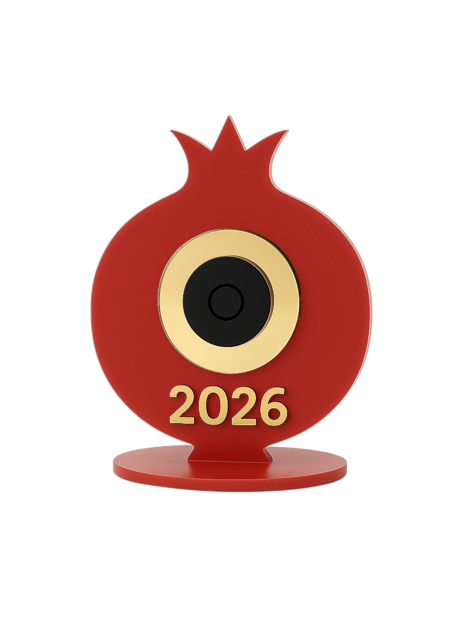 Γούρι “Ρόδι 2026” με μάτι – Plexiglass Κρεμαστό & Επιτραπέζιο σε 4 χρώματα |