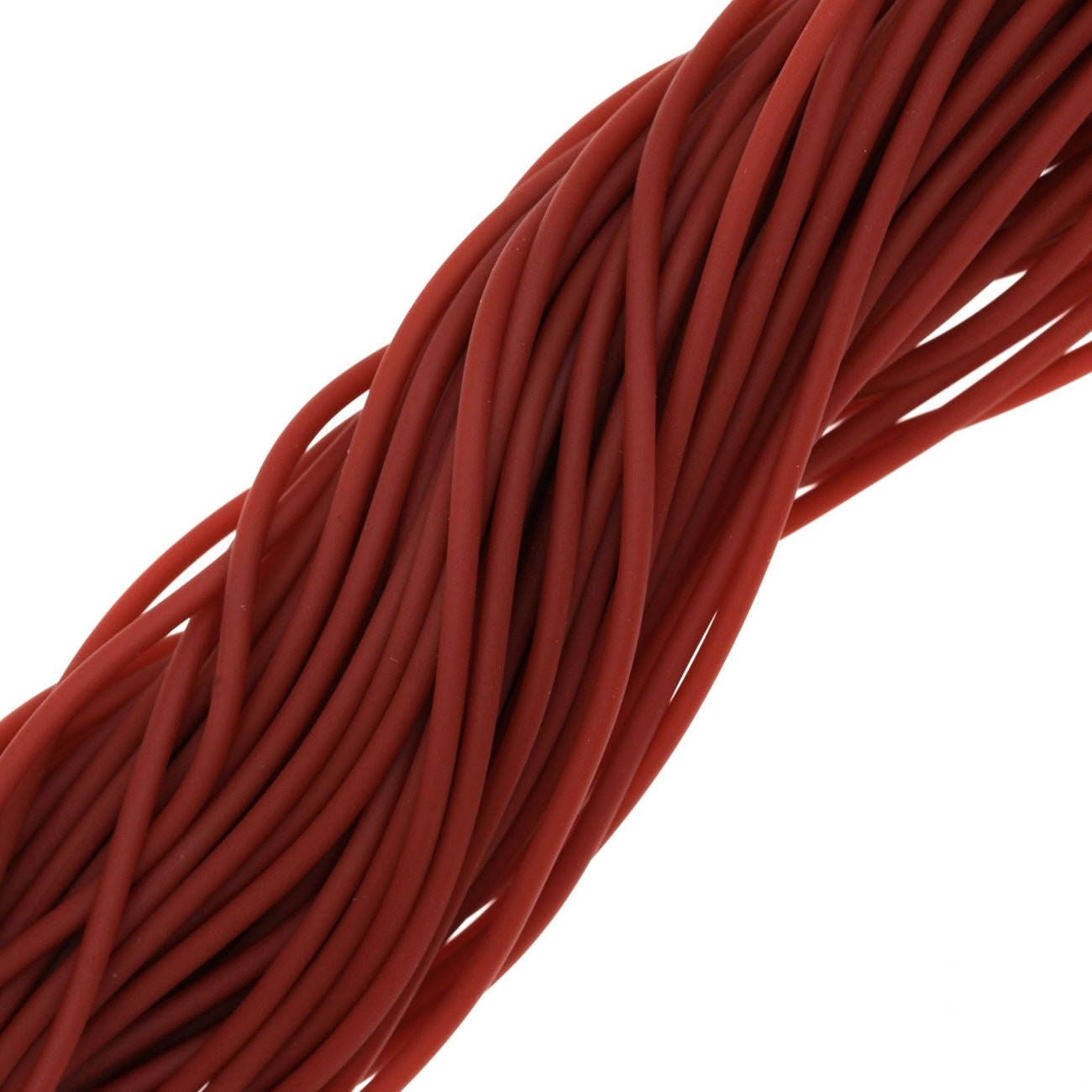 Καουτσούκ 2mm με τρύπα 1mm σε συσκευασία 100 μέτρων, διαθέσιμο σε 16 χρώματα - So Cute Cut