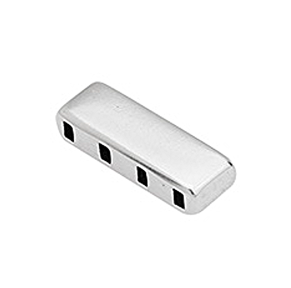 Ακροδέκτης με 4 τρύπες για 20x2.5mm σε συσκευασία 6 τεμαχίων - So Cute Cut