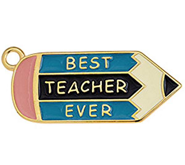 Μολύβι Best Teacher Ever κρεμαστό σε συσκευασία 3 τεμαχίων - So Cute Cut