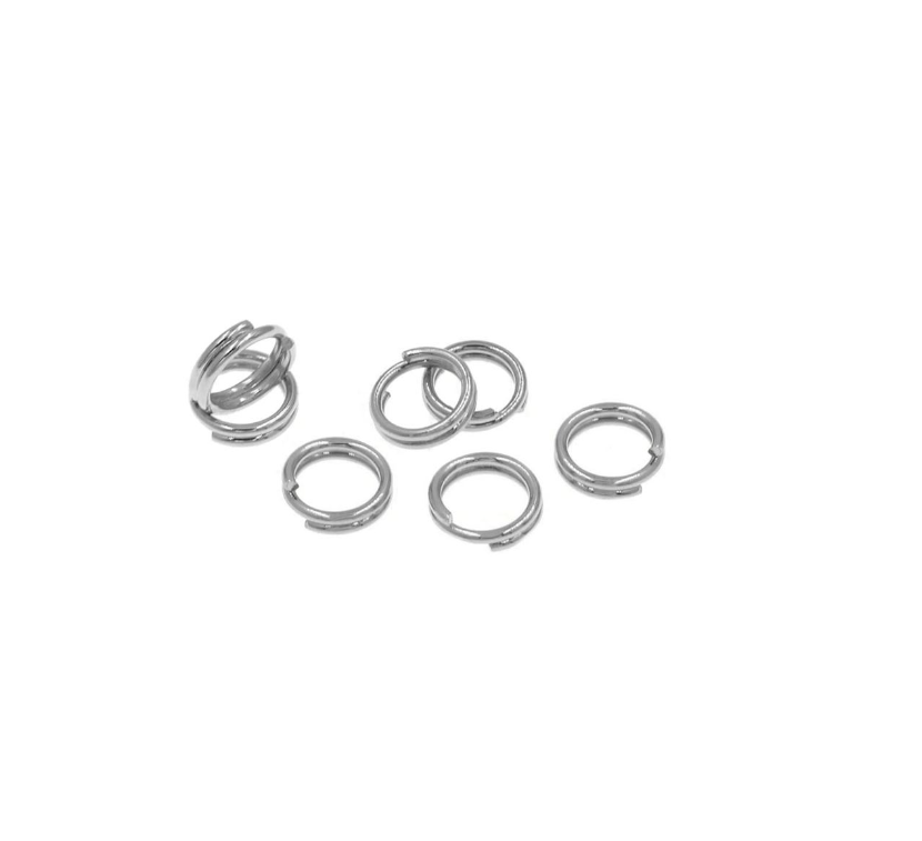 Κρικάκι Διπλό Ατσάλινο 5 x 1.2 x 0.6 mm σε συσκευασία 50 τεμαχίων - So Cute Cut