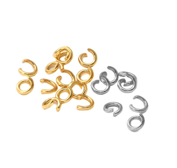 Κρικάκι Ατσάλινο 4 x 0.8 mm σε συσκευασία 200 τεμαχίων - So Cute Cut
