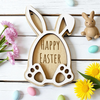 Ξύλινο Κουνελάκι με Πατουσάκια – Συλλογή Cute Bunnies σε συσκευασία 3 τεμαχίων