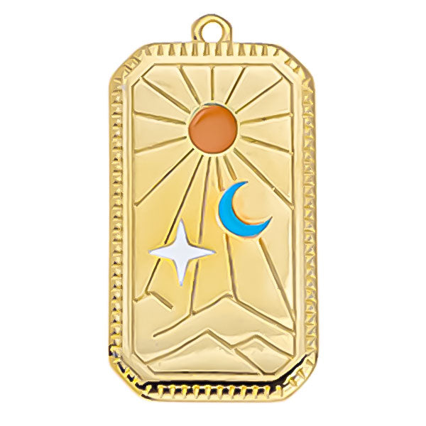 Μοτιφ παραλληλόγραμμο spiritual ηλιος κρεμαστό σε συσκευασία - So Cute Cut