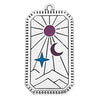 Μοτιφ παραλληλόγραμμο spiritual ηλιος κρεμαστό σε συσκευασία - So Cute Cut