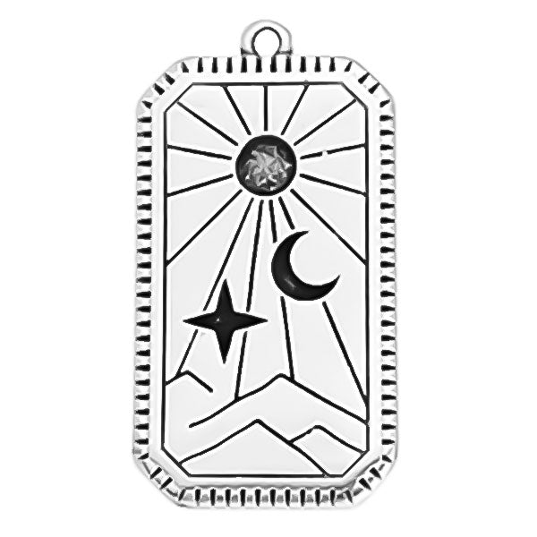 Μοτιφ παραλληλόγραμμο spiritual ηλιος κρεμαστό σε συσκευασία - So Cute Cut