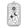 Μοτιφ παραλληλόγραμμο spiritual ηλιος κρεμαστό σε συσκευασία - So Cute Cut