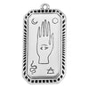 Μοτίφ παραλληλόγραμμο spiritual χέρι Hamsa κρεμαστό σε συσκευασία - So Cute Cut