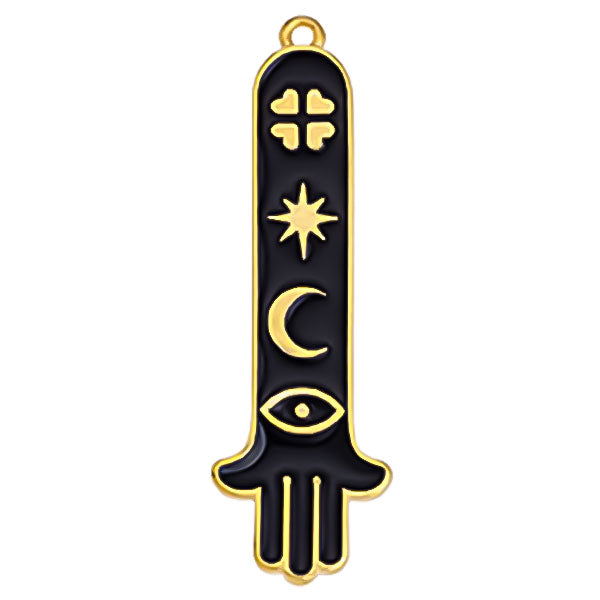 Μοτίφ Hamsa με spiritual σύμβολα κρεμαστό σε συσκευασία - So Cute Cut
