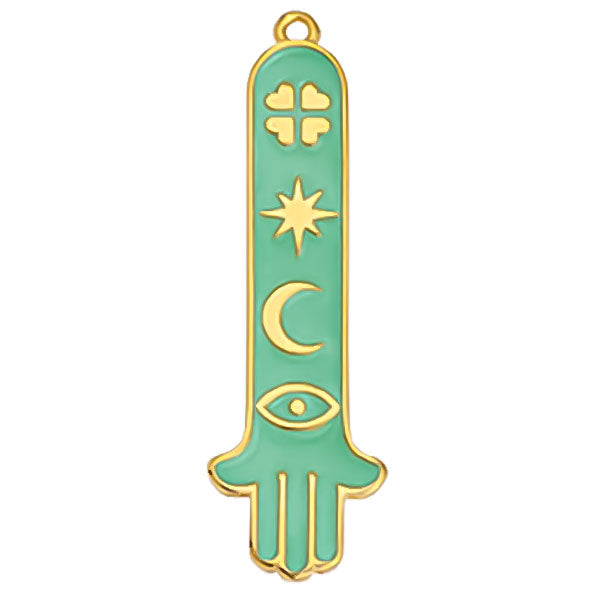 Μοτίφ Hamsa με spiritual σύμβολα κρεμαστό σε συσκευασία - So Cute Cut