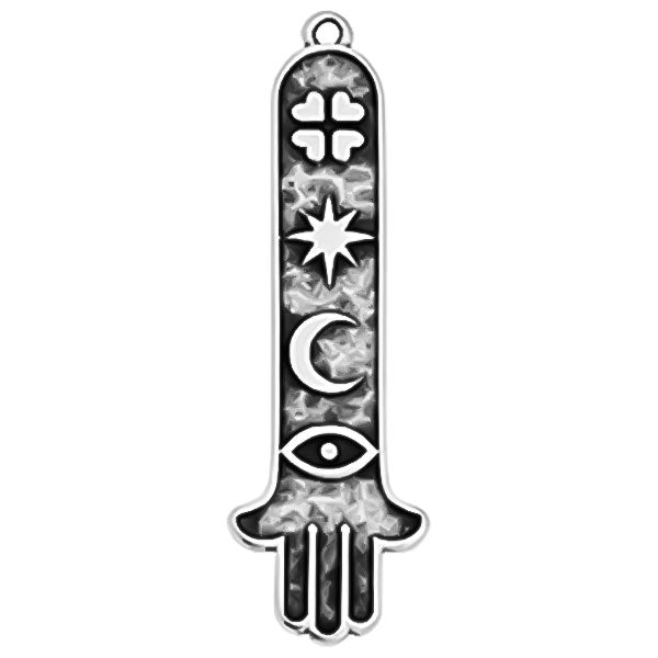 Μοτίφ Hamsa με spiritual σύμβολα κρεμαστό σε συσκευασία - So Cute Cut