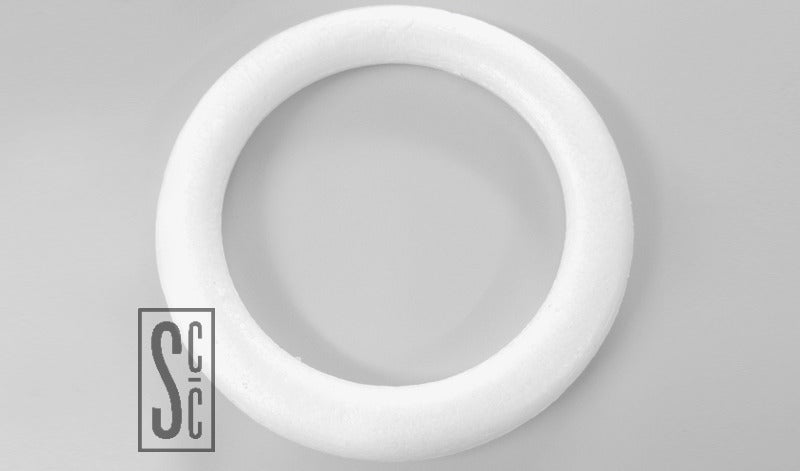 Στεφάνι Foam επίπεδη πλάτη 25 cm σε συσκευασία 5 τεμαχίων - So Cute Cut