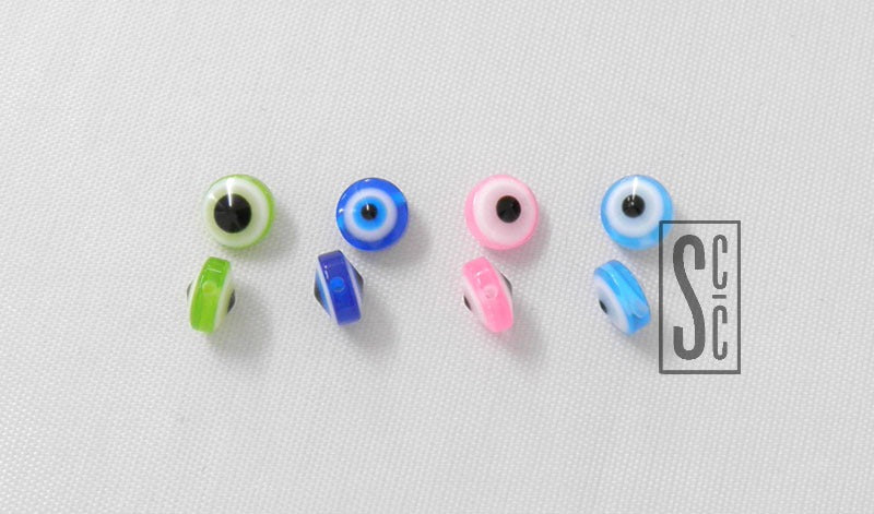 Ματόχαντρα φλατ πολυεστερική 10 mm x 6 mm (τρύπα 1 mm) σε συσκευασία 250 τεμαχίων - So Cute Cut