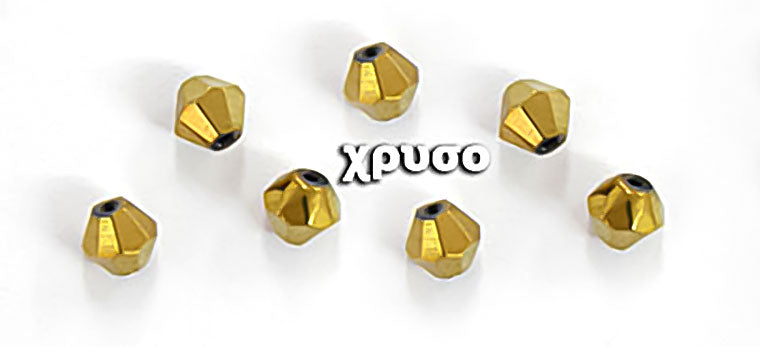 Γυάλινη χάντρα 4mm σε συσκευασία 320 τεμαχίων (4 κορδόνια των 80τμχ) - So Cute Cut