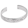 Μεταλλικό βραχιόλι με floral pattern ορειχάλκινο 66,4 mm x 12,3 mm σε συσκευασία 1 τεμαχίου - So Cute Cut