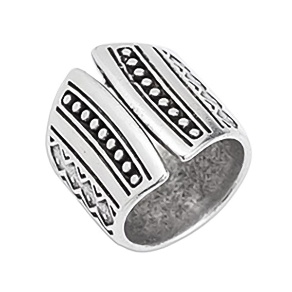 Δαχτυλίδι με ethnic patterns 17 mm σε συσκευασία 3 τεμαχίων - So Cute Cut