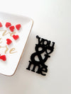 Πλεξιγκλάς μπρελόκ You & Me με μάτι σε συσκευασία 4 τεμαχίων - So Cute Cut