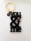 Πλεξιγκλάς μπρελόκ You & Me με μάτι σε συσκευασία 4 τεμαχίων - So Cute Cut