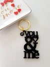 Πλεξιγκλάς μπρελόκ You & Me με μάτι σε συσκευασία 4 τεμαχίων - So Cute Cut