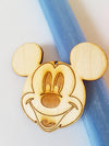 Ξύλινη κρεμαστή φιγούρα κεφάλι Mickey σε συσκευασία 5 τεμαχίων - So Cute Cut