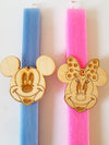 Ξύλινη κρεμαστή φιγούρα κεφάλι Mickey σε συσκευασία 5 τεμαχίων - So Cute Cut