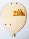 Ξύλινη πλάτη λαμπάδας μπαλόνι My 1st Easter - So Cute Cut
