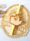 Σετ ξύλινη πλάτη λαμπάδας και στοιχείο The best worst pirates - So Cute Cut