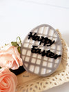Επιτραπέζιο γούρι με πλέγμα Happy Easter - So Cute Cut