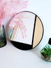 Aκρυλικός μοντέρνος δίχρωμος καθρέφτης με μαύρο ξύλο - So Cute Cut