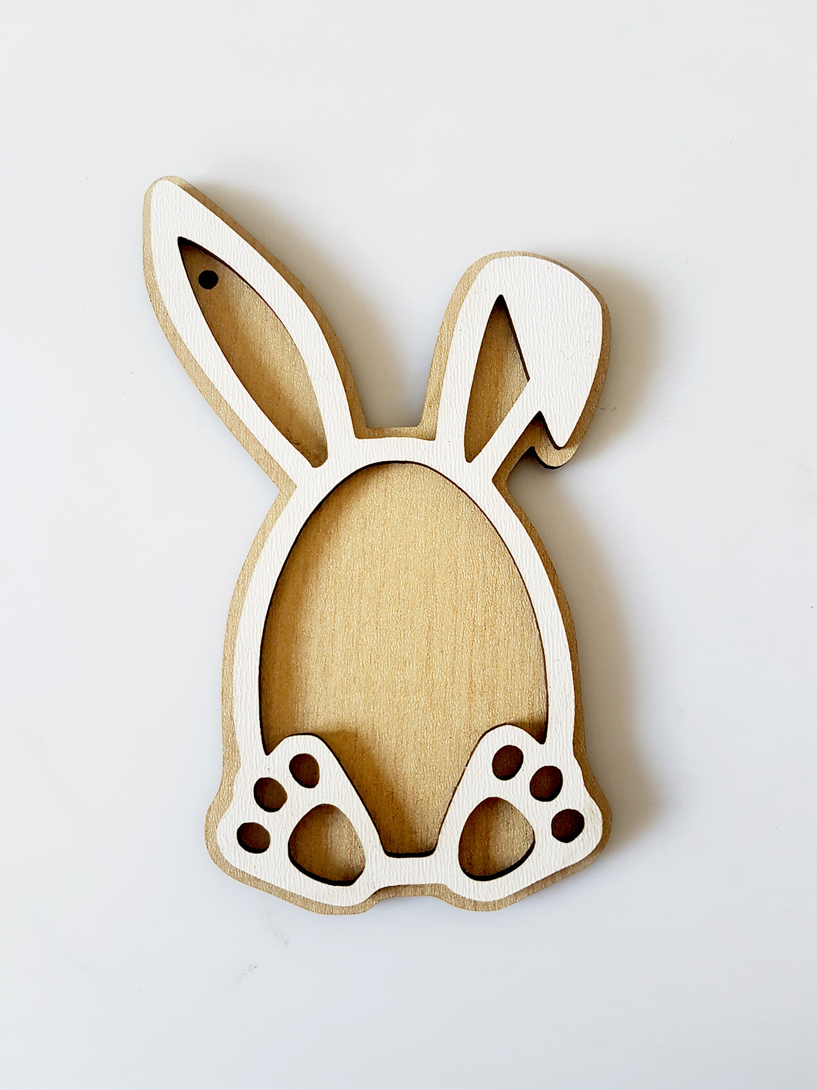 Ξύλινο στοιχείο Cute Bunnie, Κουνελάκι με πατούσες σε συσκευασία 3 τεμαχίων - So Cute Cut