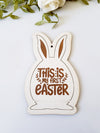 Ξύλινο λαγουδάκι This is my first Easter σε συσκευασία 5 τεμαχίων - So Cute Cut