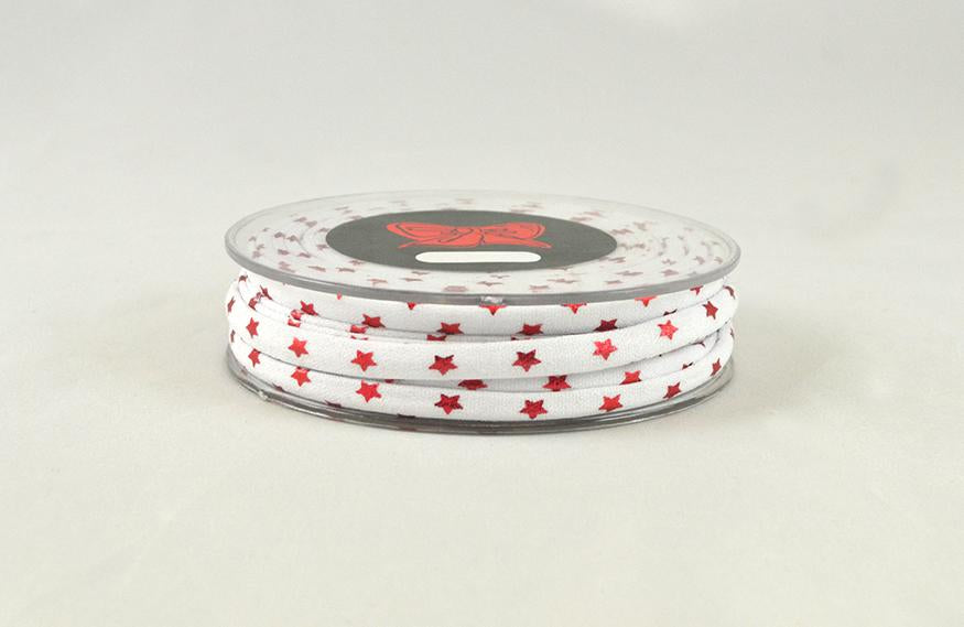 Κορδόνι Elastan Foil Stars 5mm σε συσκευασία 10 μέτρων - So Cute Cut