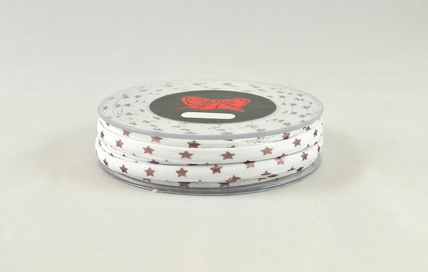 Κορδόνι Elastan Foil Stars 5mm σε συσκευασία 10 μέτρων - So Cute Cut