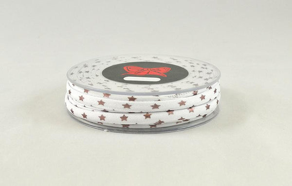 Κορδόνι Elastan Foil Stars 5mm σε συσκευασία 10 μέτρων - So Cute Cut