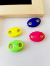 Μπρούτζινο Pig Nose με Σμάλτο 13x18mm σε συσκευασία 4 τεμαχίων - So Cute Cut