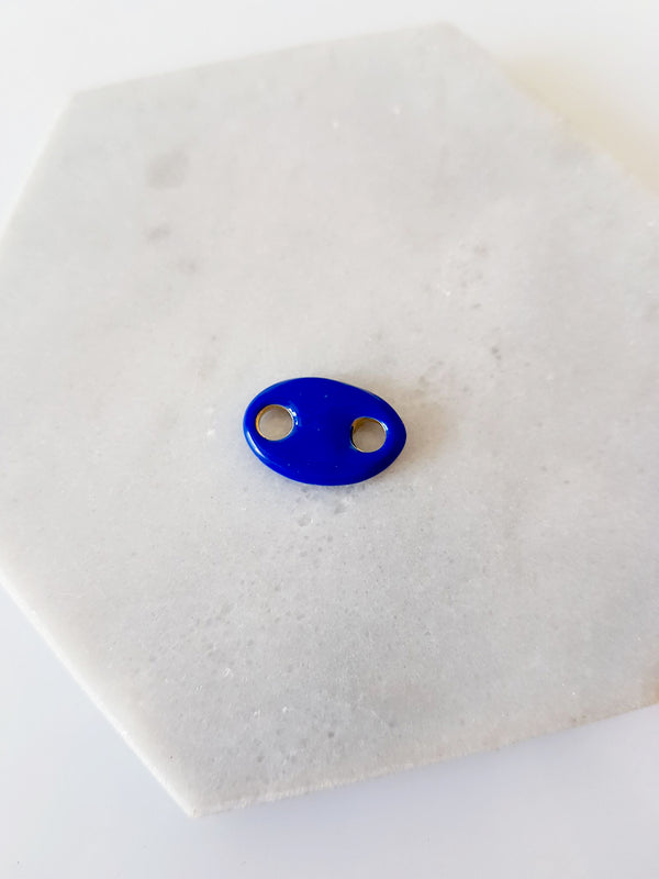Μπρούτζινο Pig Nose με Σμάλτο 13x18mm σε συσκευασία 4 τεμαχίων - So Cute Cut