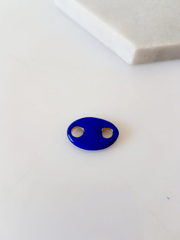 Μπρούτζινο Pig Nose με Σμάλτο 13x18mm σε συσκευασία 4 τεμαχίων - So Cute Cut