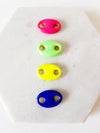 Μπρούτζινο Pig Nose με Σμάλτο 13x18mm σε συσκευασία 4 τεμαχίων - So Cute Cut