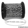 Αλυσίδα Ατσάλινη Σχήμα Κολλητή ''8'' 3.6x2x0.4mm σε συσκευασία 1 μέτρου - So Cute Cut