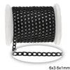 Αλυσίδα Ατσάλινη Γκουρμέτ Διαμαντέ 5.8x3.6x1mm σε συσκευασία 2 μέτρων - So Cute Cut