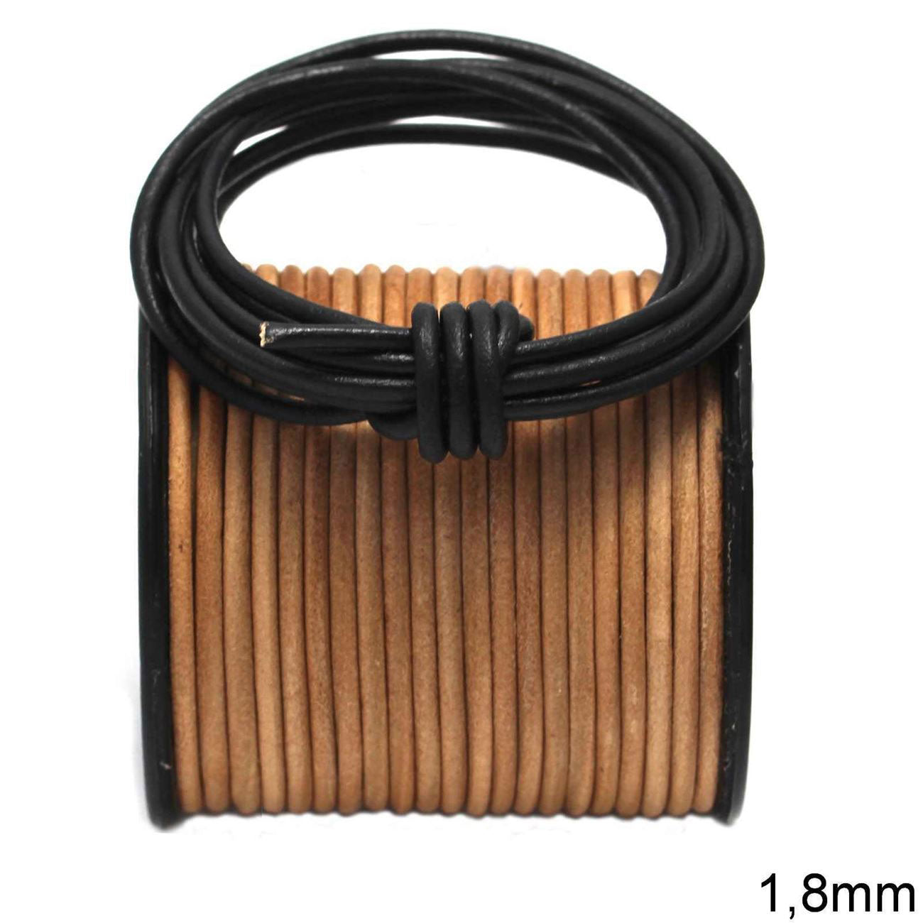 Κορδόνι δέρμα 1.8 mm σε συσκευασία 10 μέτρων - So Cute Cut