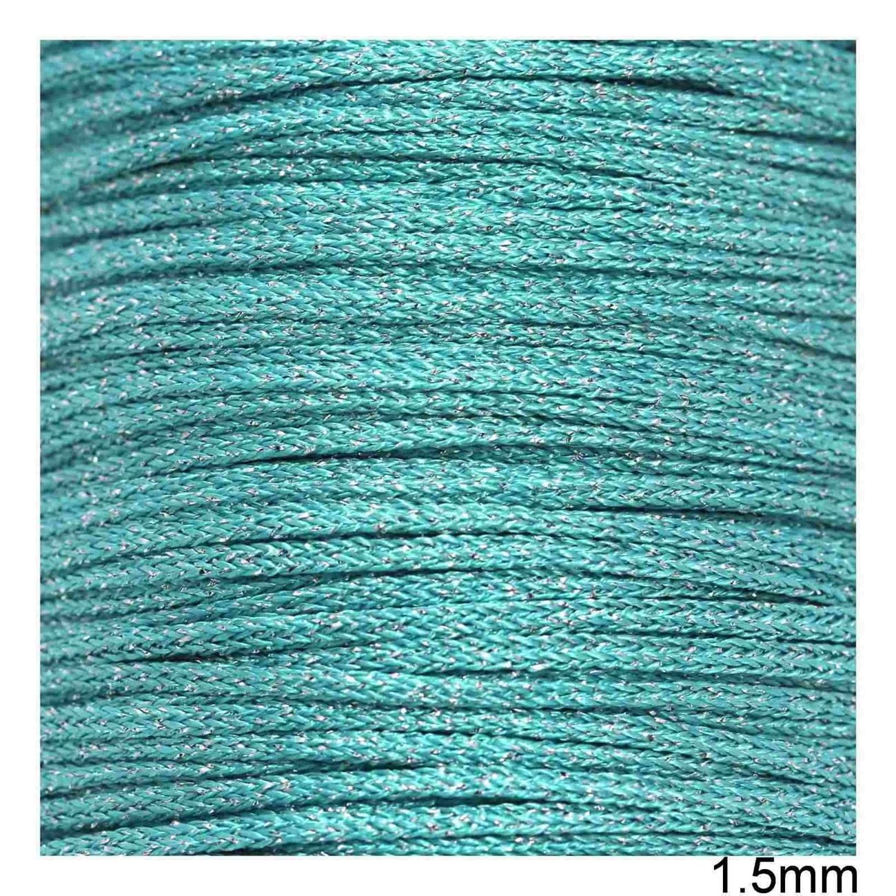 Κορδόνι Μεταλλιζέ Τύπου 'Jade' 1.5mm σε συσκευασία 100 μέτρων, διαθέσιμο σε 12 χρώματα - So Cute Cut