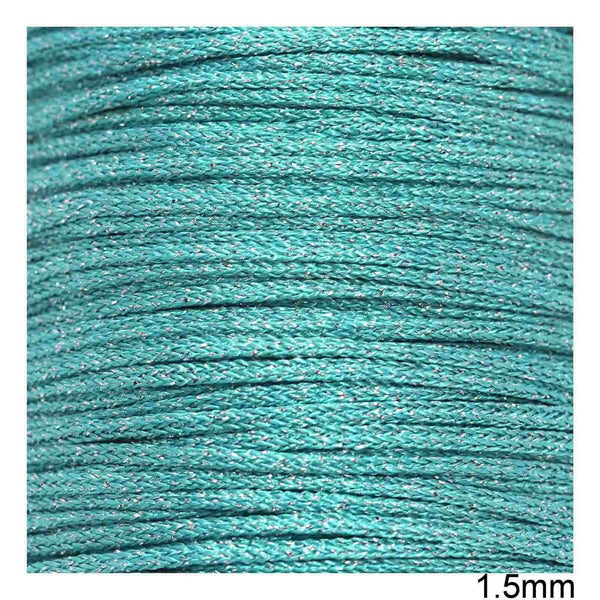 Κορδόνι Μεταλλιζέ Τύπου 'Jade' 1.5mm σε συσκευασία 100 μέτρων, διαθέσιμο σε 12 χρώματα - So Cute Cut