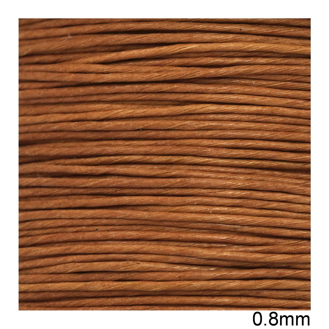 Κορδόνι Κερωμένο 0.8mm σε συσκευασία 100 μέτρων, διαθέσιμο σε 15 χρώματα - So Cute Cut