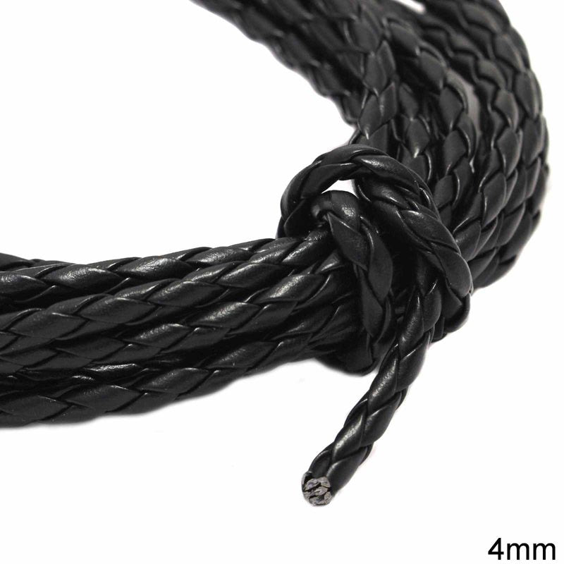 Κορδόνι Δερματίνη Πλεκτό 4mm σε συσκευασία 10 μέτρων - So Cute Cut