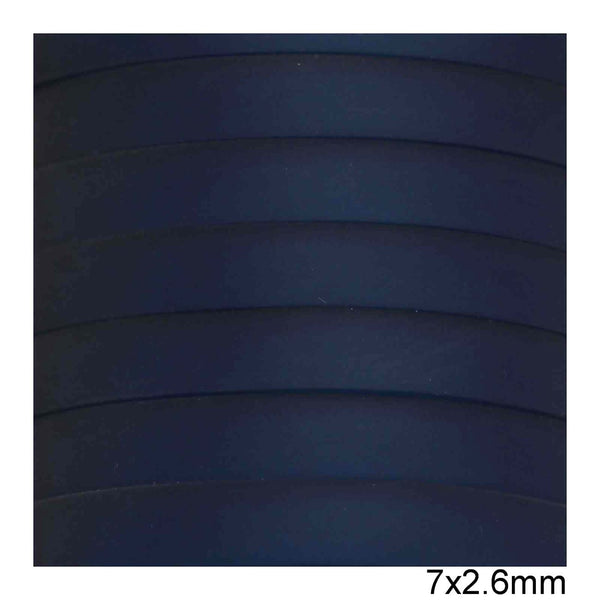 Καουτσούκ Πλακέ 7x2.6mm σε συσκευασία 4 μέτρων, διαθέσιμο σε 6 χρώματα - So Cute Cut