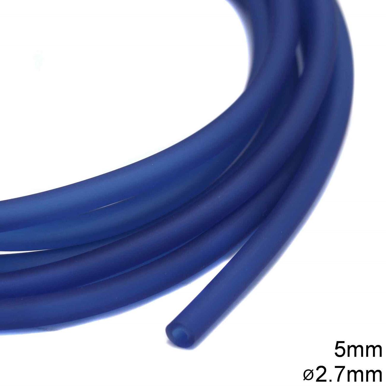 Καουτσούκ 5mm με τρύπα 2.7mm σε συσκευασία 4 μέτρων, διαθέσιμο σε 12 χρώματα - So Cute Cut