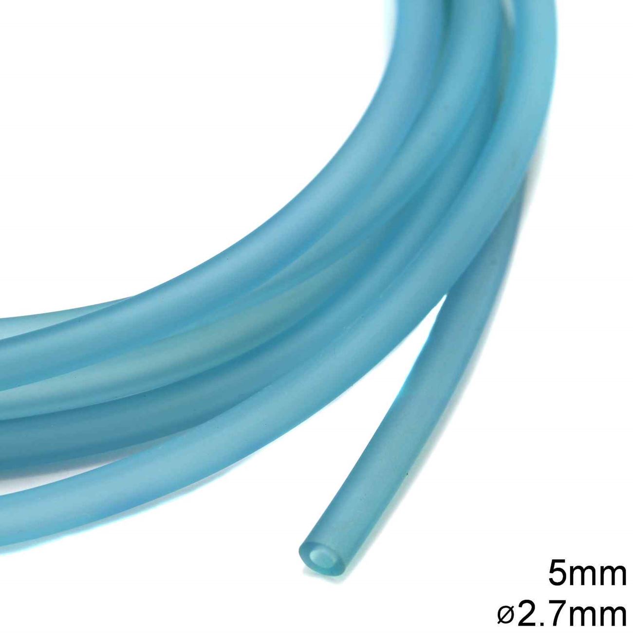 Καουτσούκ 5mm με τρύπα 2.7mm σε συσκευασία 4 μέτρων, διαθέσιμο σε 12 χρώματα - So Cute Cut