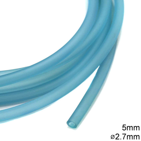 Καουτσούκ 5mm με τρύπα 2.7mm σε συσκευασία 4 μέτρων, διαθέσιμο σε 12 χρώματα - So Cute Cut