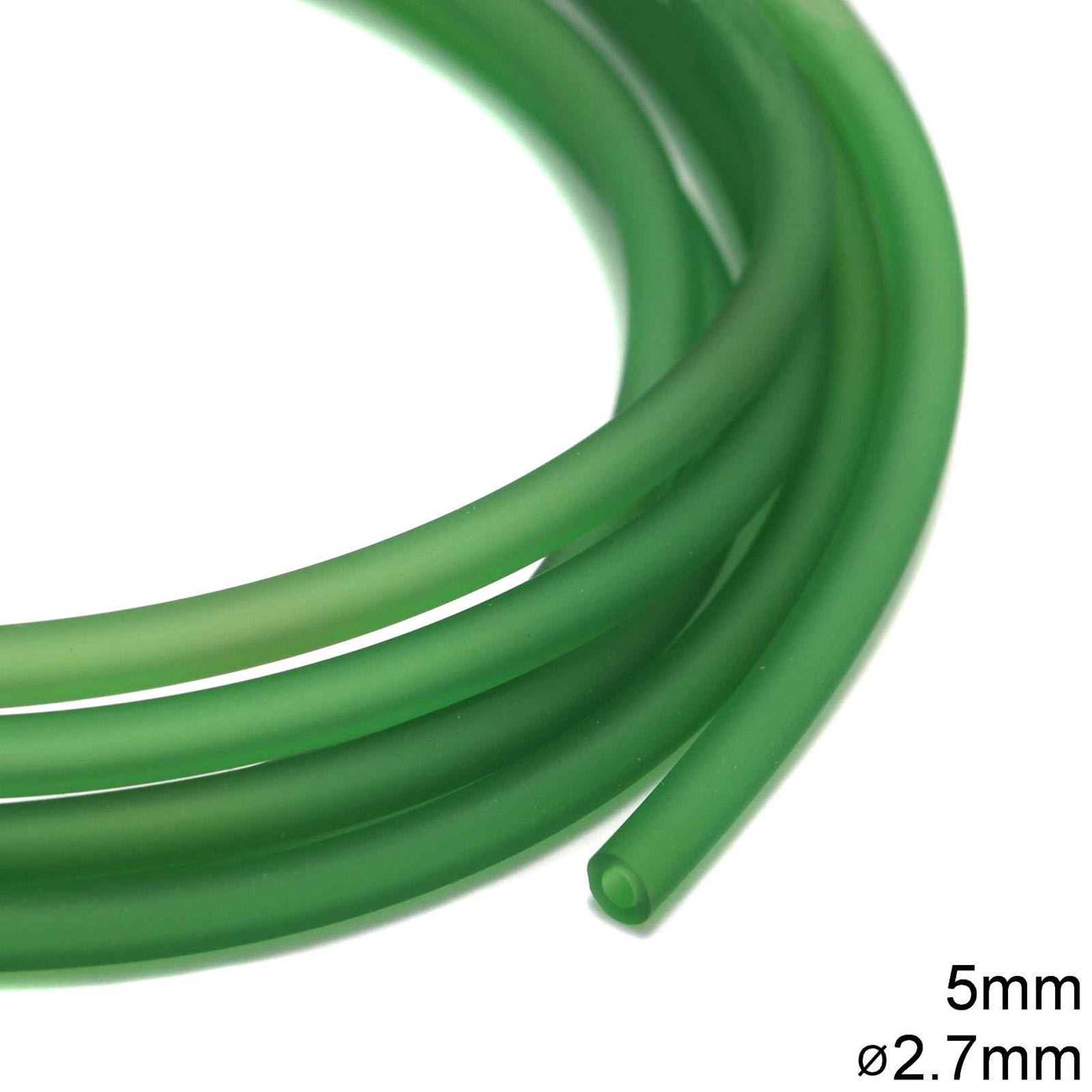 Καουτσούκ 5mm με τρύπα 2.7mm σε συσκευασία 4 μέτρων, διαθέσιμο σε 12 χρώματα - So Cute Cut